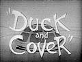 Duck and Cover - 1951
