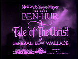 Ben-Hur: A Tale of Christ (1925/26)